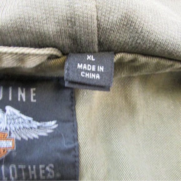 Harley Davidsons Women XL hooded canvas jacket - Picture 15 of 16